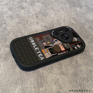 玲琉 適用華為pura70pro手機殼網(wǎng)紅簡(jiǎn)約曲屏p50高級感新款男女情侶p40/30全包硅膠p60por防摔英文笑臉 黑邊-大胡子店員 華為 P70 Art