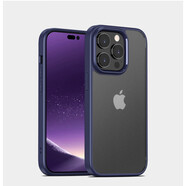 遼宸適用蘋果16手機(jī)殼iPhone16ProMax保護(hù)套15plus透明殼硅膠全包防摔15ProMax/13mini/7/8Plus/SE/14P 藍(lán)色丨磨砂背板 iPhoneXS