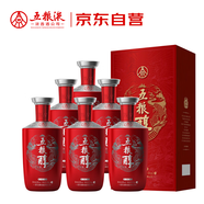 五糧液股份 五糧醇 紅裝 濃香型白酒 50度 500mL*6瓶 整箱原箱裝