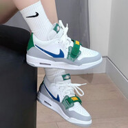 耐克（NIKE）女鞋籃球鞋秋季新款運(yùn)動(dòng)鞋Air Jordan Legacy 312 AJ312休閑鞋 CD9054-140白綠 35.5