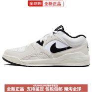耐克（NIKE）JordanStadium90網(wǎng)布皮革絨面革運(yùn)動(dòng)舒適減震耐磨透氣勾子休閑鞋 40.5