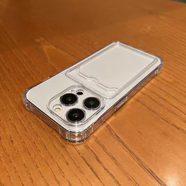 中掌柜可放照片插卡包防摔適用K60至尊版小米15/14手機殼13PRO透明14T黑灰色K70紅米TURBO3錢(qián)包12T一體NO 透明可插卡氣囊殼 紅米Note13Pro4G