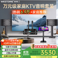 威斯?。╓ESTDING）108家庭ktv音響套裝唱歌全套設(shè)備家庭影院家用卡拉ok點(diǎn)歌機(jī)一體機(jī)音箱 【高性價(jià)比】108品牌銷冠【已售6.9萬(wàn)單】