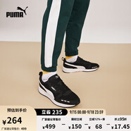 彪馬（PUMA）【復古跑鞋】緩震透氣薄底鞋休閑鞋男女運動鞋R78 373117 黑色-白-01 38.5