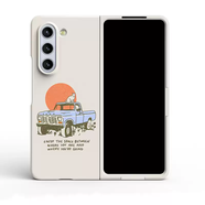 P.W.V貓咪皮卡車(chē)適用三星ZFold7手機殼fold6/5男新款W24心系天下W25高級小眾超薄防摔韓國菲林保護外套i 貓咪皮卡車(chē)-光面 三星GalaxyW25