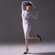 天鵝絨連體長(cháng)裙絲襪五指襪帶頭套緊身連衣裙絲襪Cos性感全包臀裙 白色120D天鵝絨 五指袖長(cháng)裙均碼90-180斤