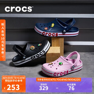 CROCS卡駱馳貝雅卡駱班|205089 深藍/辣椒紅-4CC 45(290mm) 