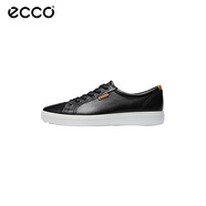 愛(ài)步（ECCO）休閑鞋男士板鞋平底耐磨皮鞋低幫男鞋 柔酷7號43000401001 黑色 44