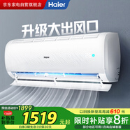 海爾（Haier）空調(diào)1匹掛機一級能效變頻速冷暖護眠自清潔大風(fēng)量防直吹凈化除菌KFR-26GW/B1KPB81U1