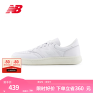 NEW BALANCE NB官方25新款男鞋女鞋休閑舒適百搭運動(dòng)板鞋T500系列 白色 CT500LPC 41.5 (腳長(cháng)26cm)