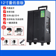 索愛(ài)（soaiy）12寸戶(hù)外廣場(chǎng)舞拉桿音響便捷式6.5寸手提藍牙音箱家庭K歌帶無(wú)線(xiàn)麥克風(fēng) 升級款 12寸 【木質(zhì)箱體】+雙耳麥