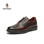 暇步士（Hush Puppies）秋款商務(wù)簡約通勤男正裝皮鞋X2J02CM4 棕色 38