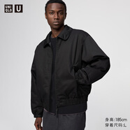 優(yōu)衣庫合作款男裝女裝PUFFTECH空氣棉服休閑短茄克外套夾克479411 09 黑色 XS /160/76A