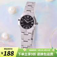 卡西歐（CASIO）手表 碎碎冰簡約小巧指針鋼帶女表 商務(wù)學(xué)生石英表送女友 LTP-1241D-1A