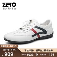 零度Zero男士休閑鞋2025新款舒適男鞋免系帶百搭低幫運動(dòng)慢跑鞋男 白色 39 【皮鞋尺碼】