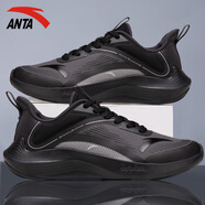 安踏（ANTA）男鞋毒刺4跑步鞋2025冬季新款運動(dòng)鞋緩震男士休閑鞋輕便跑鞋子男 碳灰/黑 39