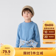巴拉巴拉童裝2024兒童毛衣中大童女童寶寶套頭男童百搭打底潮208424103217