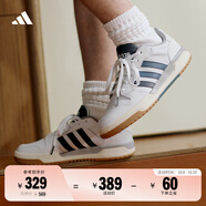 adidas ENTRAP美式校園風(fēng)運動(dòng)板鞋男女少年感復古籃球鞋阿迪達斯 白色/藍色   40