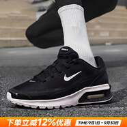 耐克（NIKE）運動休閑鞋男鞋 25夏新款A(yù)IR MAX氣墊鞋耐磨透氣緩震輕便跑步鞋男 黑白色/可視氣墊【熱銷推薦】 39 （內(nèi)長245mm）