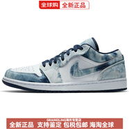 耐克（NIKE）AirJordan1low牛仔布舒適百搭耐磨低幫復古籃球鞋男女同款勾子鞋 40