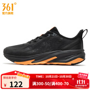 361°男鞋運(yùn)動(dòng)鞋夏季新品361度男緩震跑鞋 曜石黑/煙灰 40
