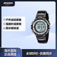 Casio卡西歐 SGW100-1V 男士傳感器數(shù)字 電子手表  黑色 47.6mm