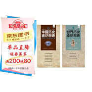 全新修訂 中國歷史+世界歷史速記圖表一圖通歷史事件年表匯總速查折疊便攜中小學(xué)生歷史學(xué)習(xí)工具