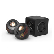 創(chuàng  )新（Creative）/創(chuàng  )新PEBBLE X/V3藍牙無(wú)線(xiàn)電腦筆記本音箱2.0重低音RGB 全新全套PEBBLE X PLUS 2.1黑色