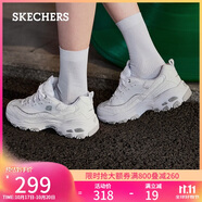 斯凱奇（Skechers）女鞋秋季厚底老爹鞋百搭熊貓鞋軟底舒適外穿休閑運(yùn)動(dòng)鞋11959