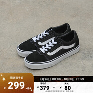 VANS范斯官方 Ward經(jīng)典黑個性街頭復(fù)古男鞋板鞋 黑色 40