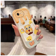 司選適用蘋(píng)果7手機殼a1660卡通軟ip8plus保護套a1661全包邊a1586防摔i 網(wǎng)兜海綿寶 iPhone 6s Plus