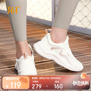361°運(yùn)動(dòng)鞋女秋季網(wǎng)布透氣健身輕便休閑厚底慢跑步鞋子女682232210-6