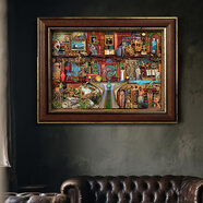 VOX成人拼圖2000片可愛(ài)博物館成年玩具減壓高難度治愈拼圖VE2000-18