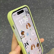 FANCYCHIC液態(tài)硅膠果凍殼蘋(píng)果15promax手機殼iPhone14古董白131211軟 軟糯液態(tài)【熒光綠】 蘋(píng)果 G5