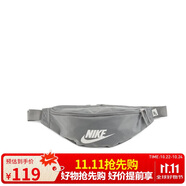 耐克（NIKE）男女腰包 單肩包斜挎包胸包休閑包DB0490-084 灰色