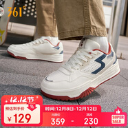 361°運動(dòng)鞋男鞋云程冬季透氣厚底增高休閑低幫板鞋子男672416604-6