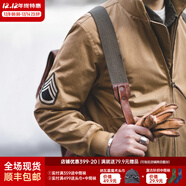馬登工裝美式復古狂怒坦克棉服男阿美咔嘰硬漢外套棉衣秋冬卡其色棉襖 土黃色 (搖粒絨/加厚棉服版) L
