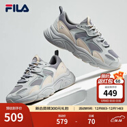 FILA斐樂(lè )女鞋跑步鞋火星二代復古老爹鞋運動(dòng)鞋休閑慢跑鞋MARS Ⅱ 合金灰/日巖灰-AG-F12W141116F 37.5