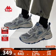 KAPPA卡帕男鞋增高老爹鞋男2025冬季戶(hù)外運動(dòng)鞋子男百搭休閑鞋軟底跑鞋 香根草綠 35