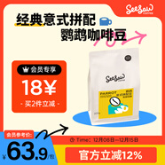 Seesaw 鸚鵡意式拼配咖啡豆200g 奶油曲奇可可焦糖風(fēng)味口糧豆
