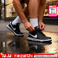 耐克（NIKE）官方 男鞋 25秋冬款輕便透氣運動(dòng)休閑小白鞋耐磨減震低幫滑板鞋男 BIG/經(jīng)典黑白【主推款】建議拍大半碼 44 碼(內長(cháng)280mm)