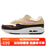 耐克NIKE女子 AIR MAX 1 87運動(dòng)休閑鞋FZ4346-200卡其棕白淺粉38.5