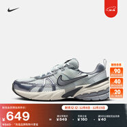 耐克（NIKE）官方女運動(dòng)鞋夏復古跑鞋透氣輕便網(wǎng)眼抓地V2K灰銀FD0736 003白金色/金屬灰/狼灰/冷灰 44