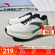 安踏PG7丨旅步1.5丨緩震慢跑鞋男鞋厚底舒適運動(dòng)鞋黑色旅游休閑鞋