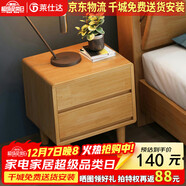 萊仕達北歐實(shí)木床小戶(hù)型1.5米雙人主臥儲物婚床民宿床YF2113# 床頭柜