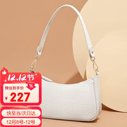 高爾夫（GOLF）單肩包女牛皮女士包包腋下包包女包復古法棍包手提包女圣誕節禮物