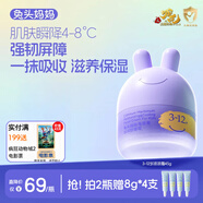 兔頭媽媽兒童面霜輕薄透氣保濕潤膚夏季曬后舒緩3-12歲兒童涼涼霜45g敖丙