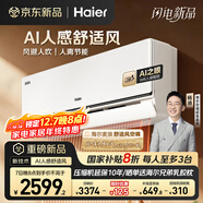 海爾（Haier）空調 麥浪舒適風(fēng) 1.5匹 一級能效變頻 冷暖兩用 空調掛機 國家補貼 以舊換新 KFR-35GW/E2-1