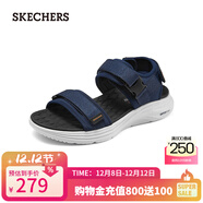 斯凱奇（Skechers）男士舒適休閑涼鞋232899 海軍藍色/NVY 43