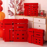 京唐新年立體福字擺件家庭里氛圍客廳裝飾春節元旦場(chǎng)景布置2026過(guò)年